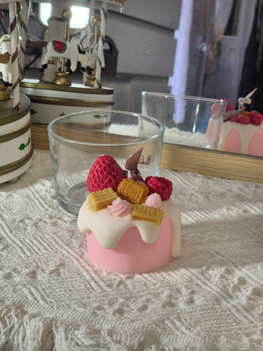 Mini Cake Scented Candle with Jar